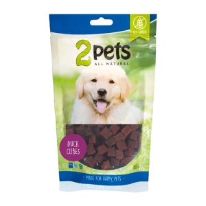 2PETS Dogsnack Duck Cubes - 400 G