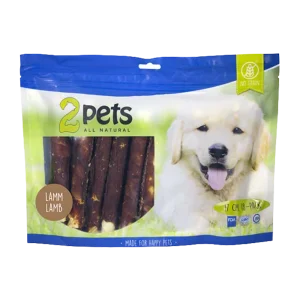 2PETS Tuggrulle M Lamm - 17 CM - 18 PACK XL