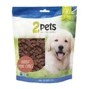 2PETS Dogsnack Rabbit Minicubes