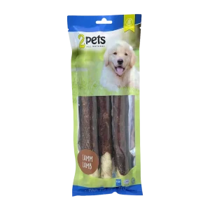 2PETS Tuggrulle M Lamm - 28 CM - 3 PACK