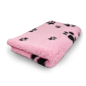 Hundfäll Dog Feet Rosa med Svarta tassar