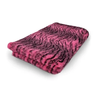 Hundfäll Tiger Cerise Svart