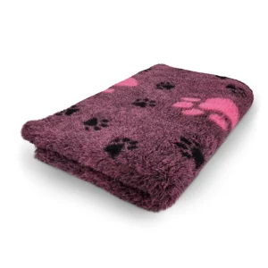 Hundfäll HEL RULLE Big Foot Cerise Svart 5m