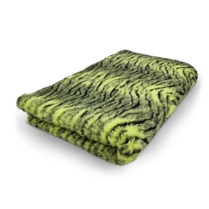 Hundfäll Tiger Lime Svart