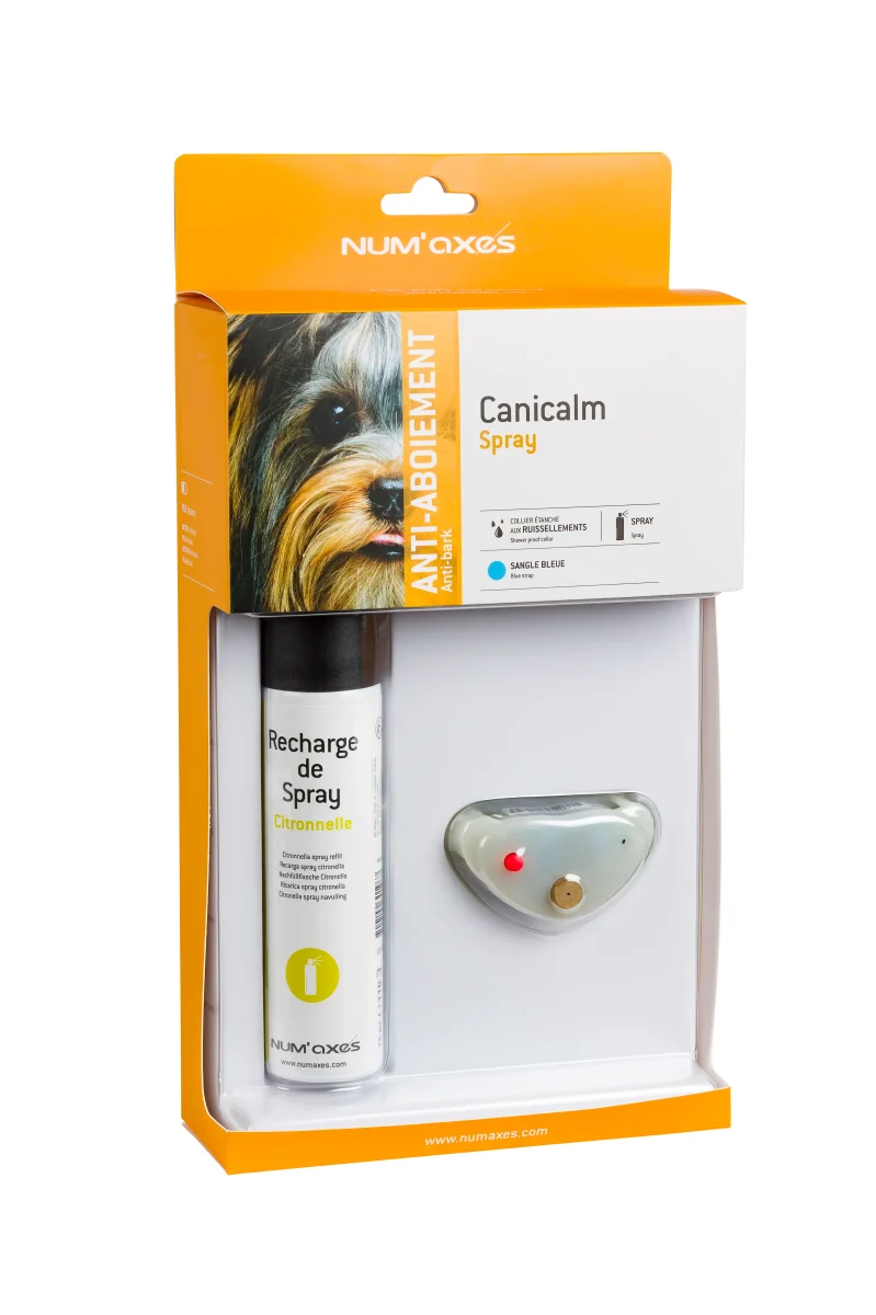 IKI/CANICALM SPRAY - Antiskallhalsband Citrondoft (Vit) - Bild 2