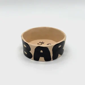 Wobbly x Barkalot Ceramic Bowl - Black