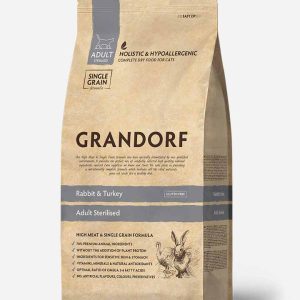 Grandorf Cat Adult Steriliseret - Kanin och Kalkon - 8kg