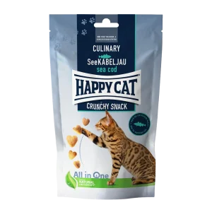 Happy Cat Crunchy Snack Torsk/Ärtor - 70 G