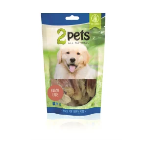 2Pets Hundsnack Kaninöron - 100 G