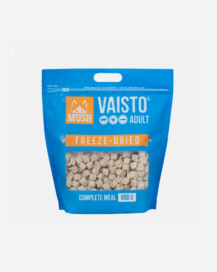 Mush Vaisto - 800g - Nöt-Kalkon-Lax Frystorkat Blue - Bild 2